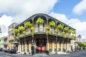 Historic Building In The French Quarter
