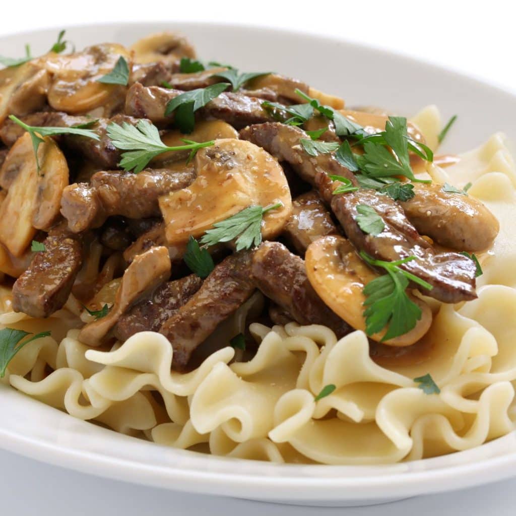 Russian Boeuf Stroganoff | SpiceBreeze