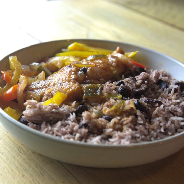 Caribbean rice and beans