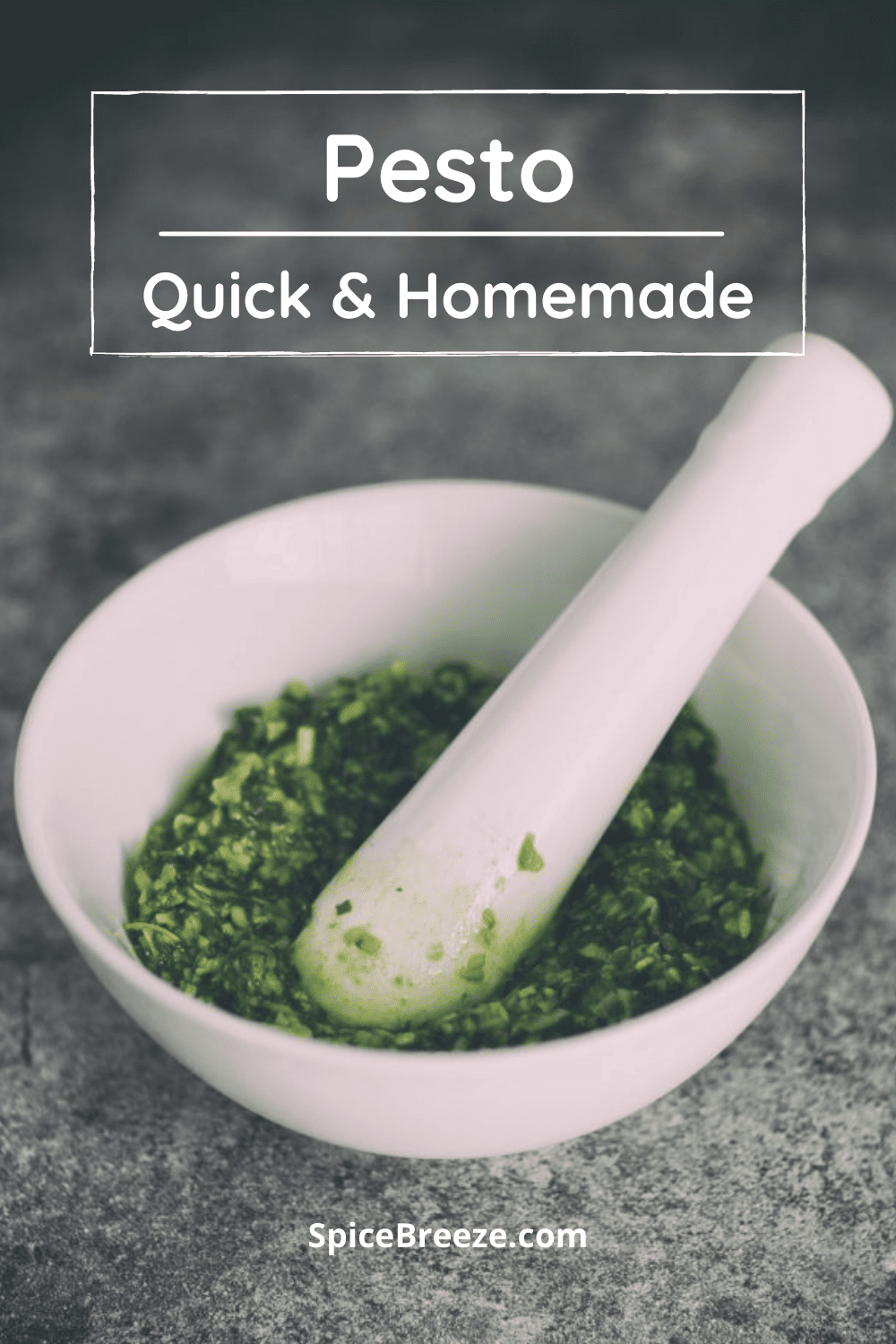 Italian Pesto Genovese Homemade SpiceBreeze