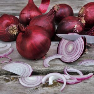 onions red sliced