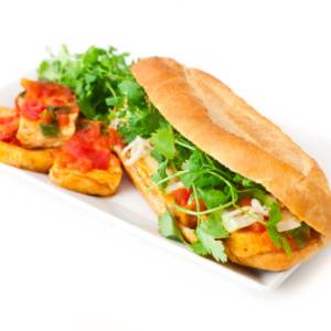 Vietnamese Bánh Mì Thịt - Tofu