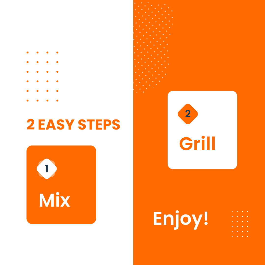 grilling 2 easy steps