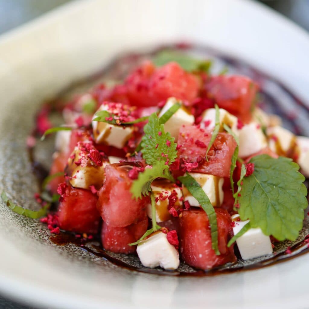 Mediterranean Watermelon Feta Salad