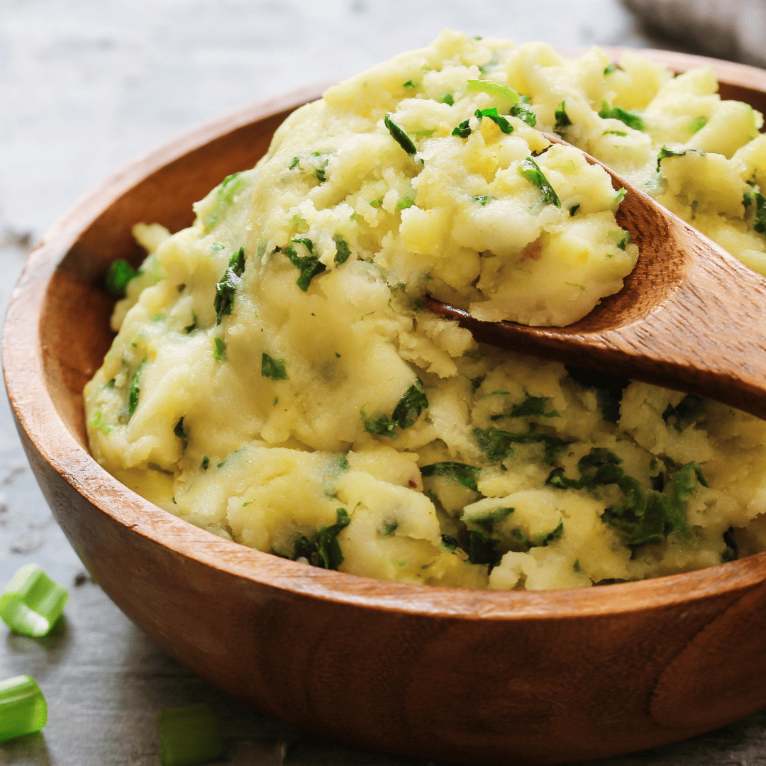 Irish Colcannon with greens