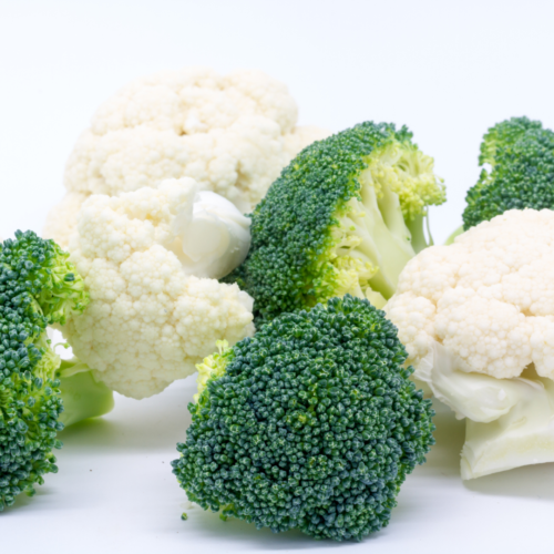 broccoli and cauliflower