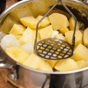 mashing potatoes step 1