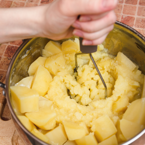 mashing potatoes step 2